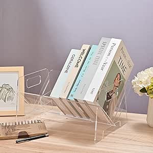 Clear Acrylic Mini Bookshelf