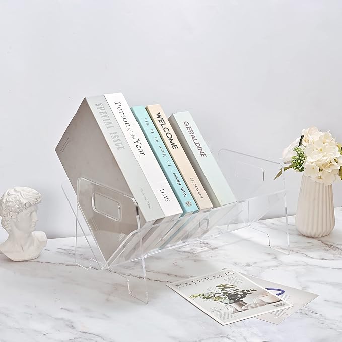 Clear Acrylic Mini Bookshelf