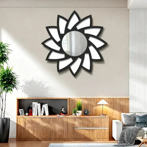Sunflower Design Decorative Mirror