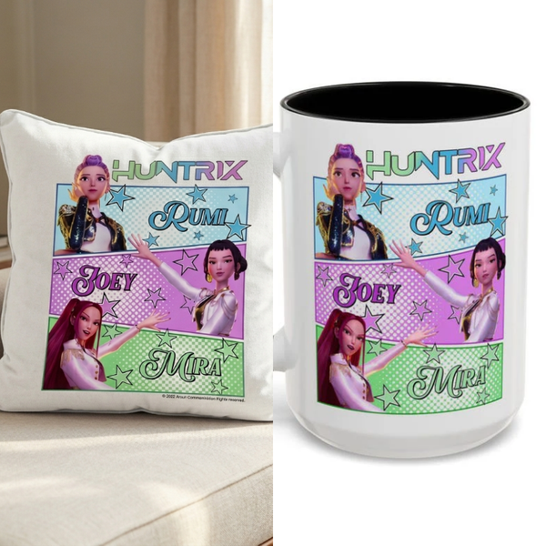 Kpop Demon Pillow + Mug Combo 2