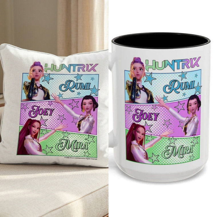 Kpop Demon Pillow + Mug Combo 2