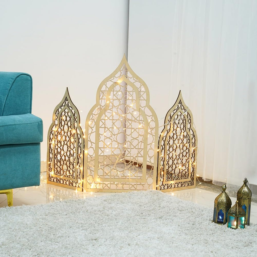 Wooden Mosque Display Stand