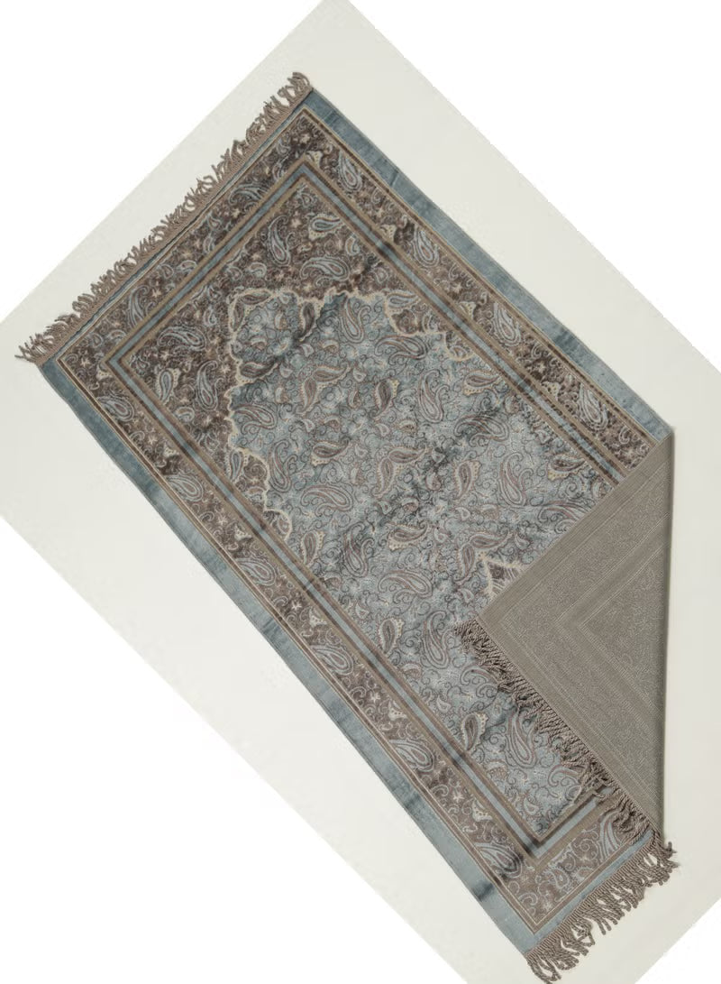 Prayer Mat 614GSM Anti-Slip Velvet Top Islamic Prayer Mat New Design Thick Padded Sajadah