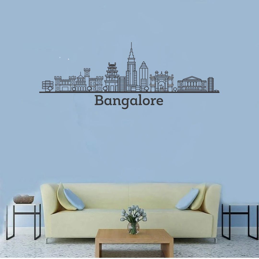 Bangalore, India – Skyline Acrylic Wall Art – Home Decal – Indian National Day
