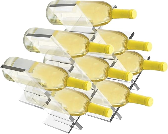 8-Bottle Acrylic Rack
