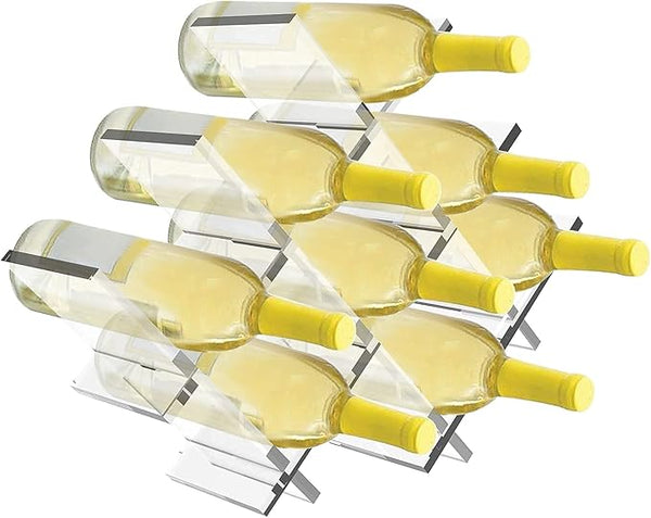 8-Bottle Acrylic Rack