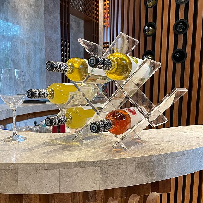8-Bottle Acrylic Rack