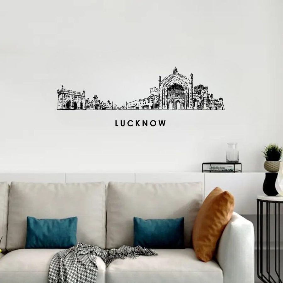 Lucknow, India – Skyline Acrylic Wall Art – Home Decal – Indian National Day