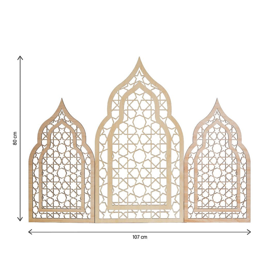 Wooden Mosque Display Stand