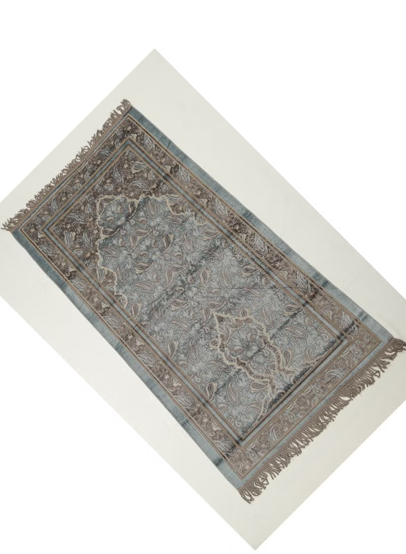 Prayer Mat 614GSM Anti-Slip Velvet Top Islamic Prayer Mat New Design Thick Padded Sajadah