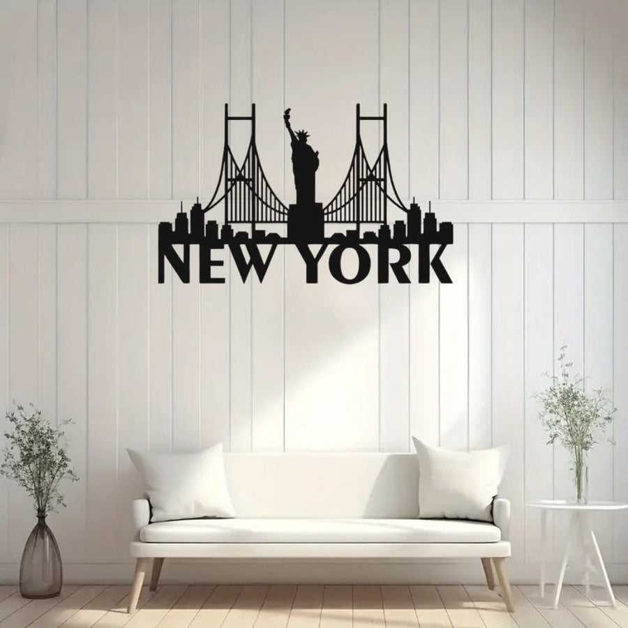 New York, America – Skyline Acrylic Wall Art – Home Decal – National Day