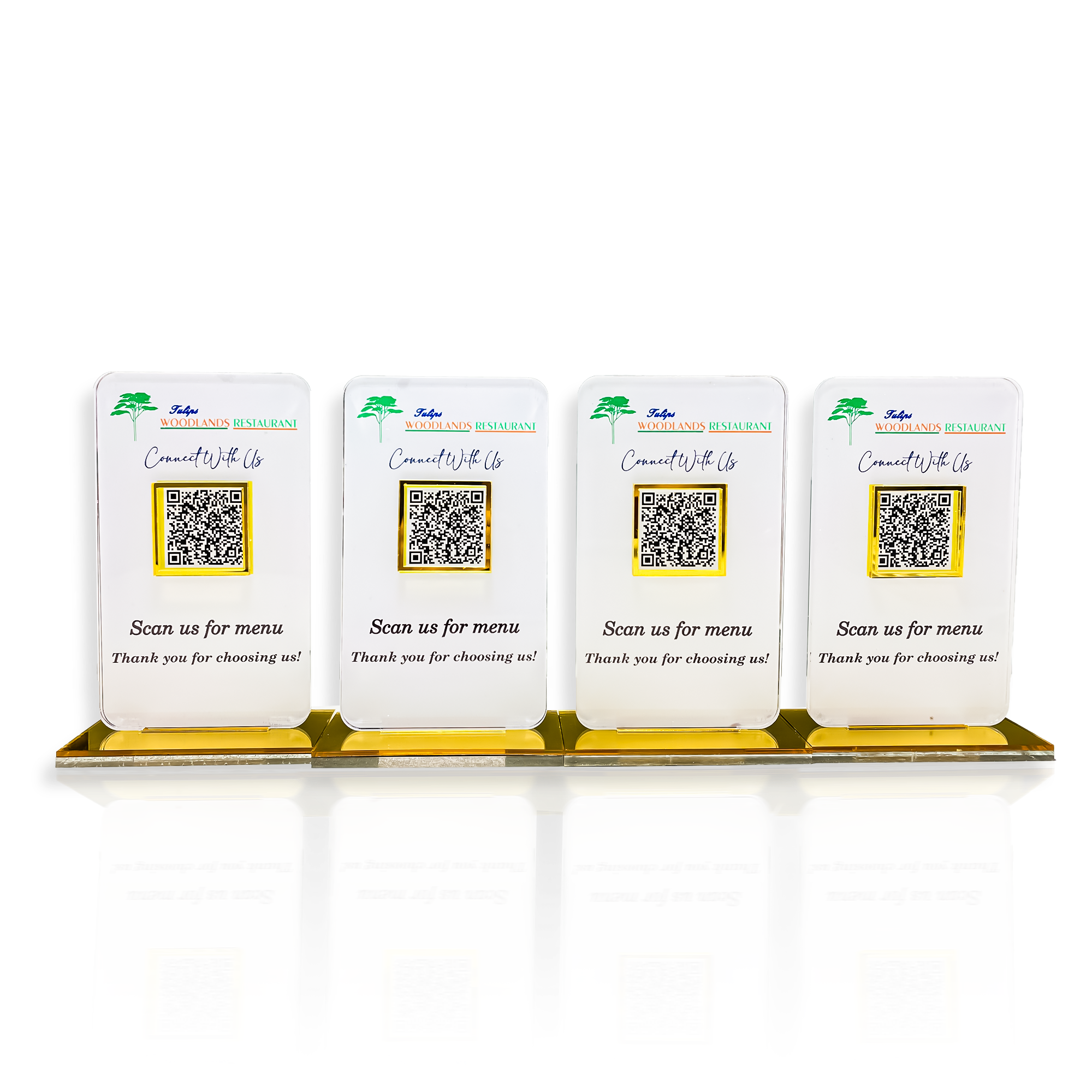 Menu Standee (Pack of 4)