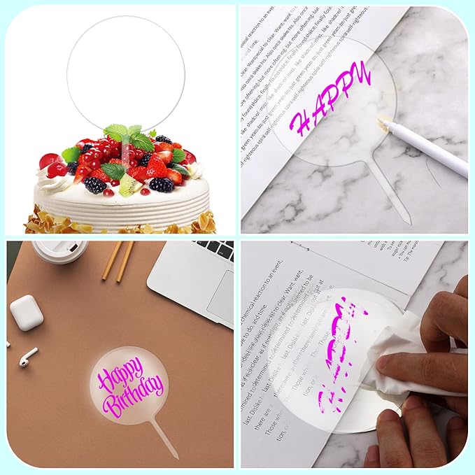 Acrylic Cake Toppers