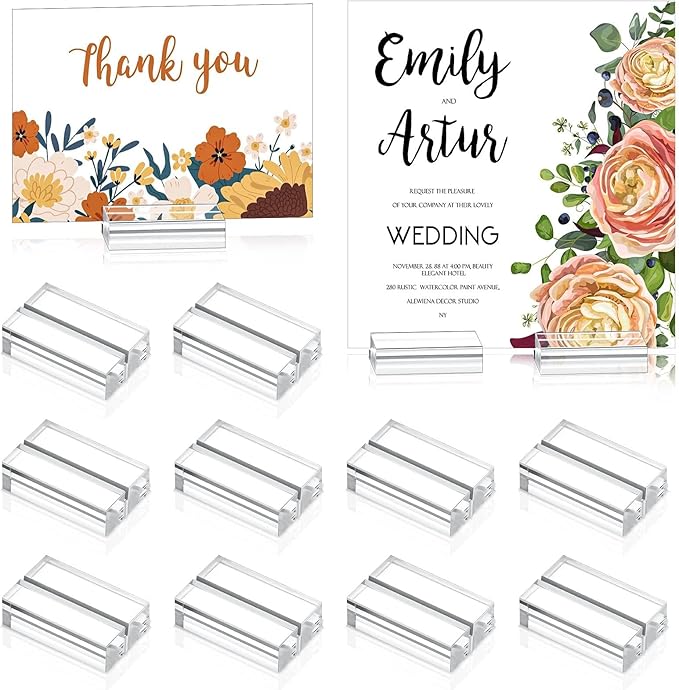 Clear Acrylic Stands
