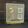 2 QR Digital Frosted Colour Standee