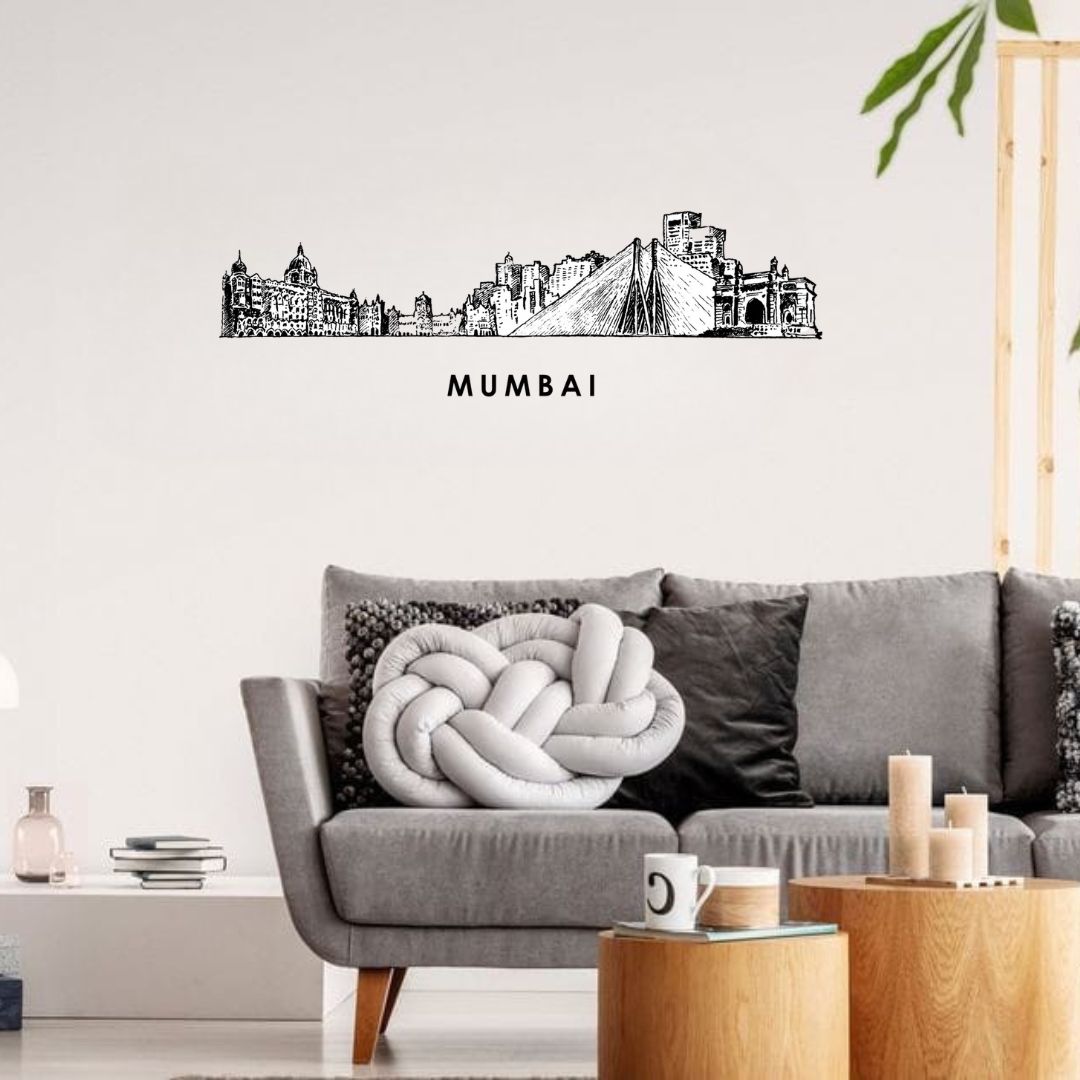 Mumbai, India – Skyline Acrylic Wall Art – Home Decal – Indian National Day