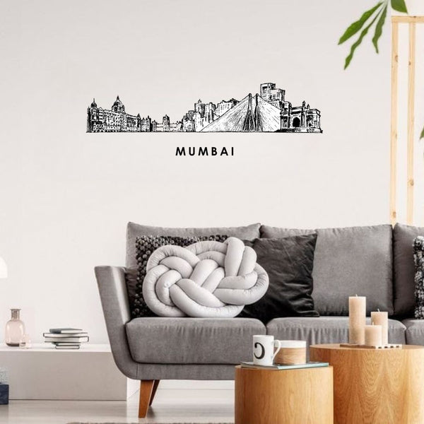 Mumbai, India – Skyline Acrylic Wall Art – Home Decal – Indian National Day