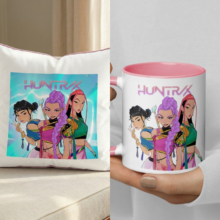 Kpop Demon Pillow + Mug Combo 5