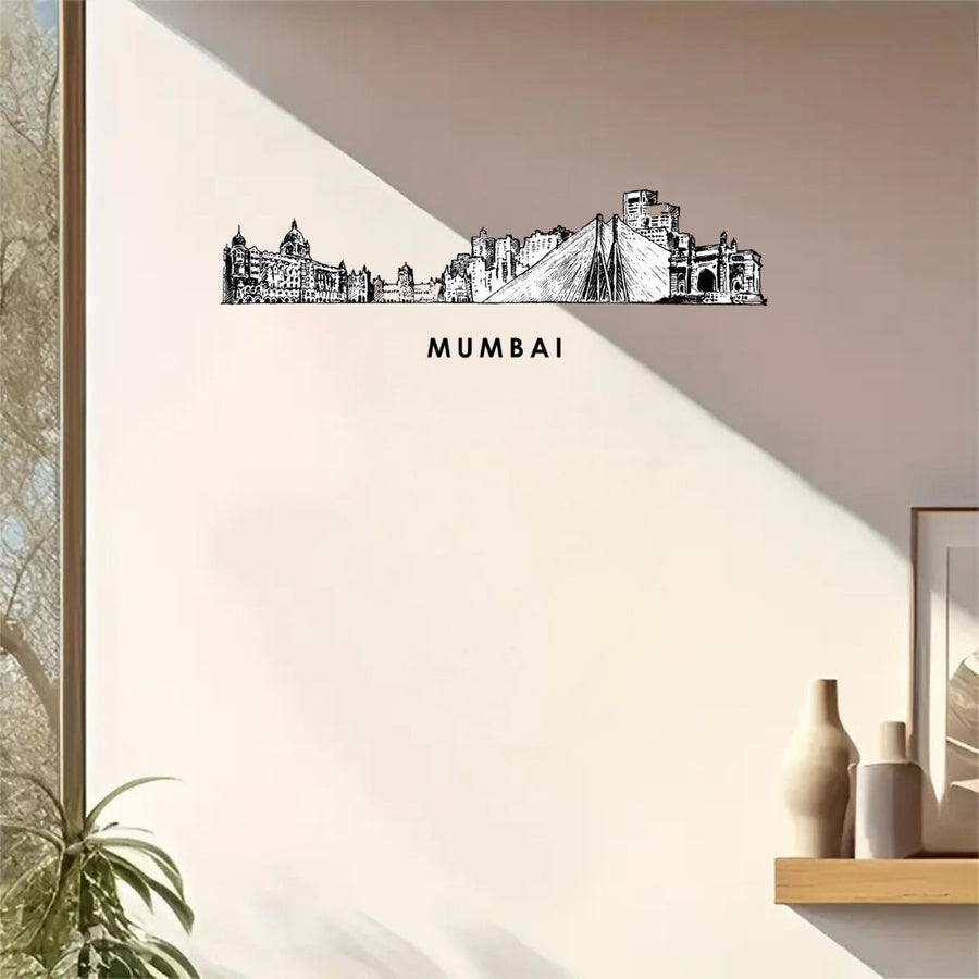 Mumbai, India – Skyline Acrylic Wall Art – Home Decal – Indian National Day