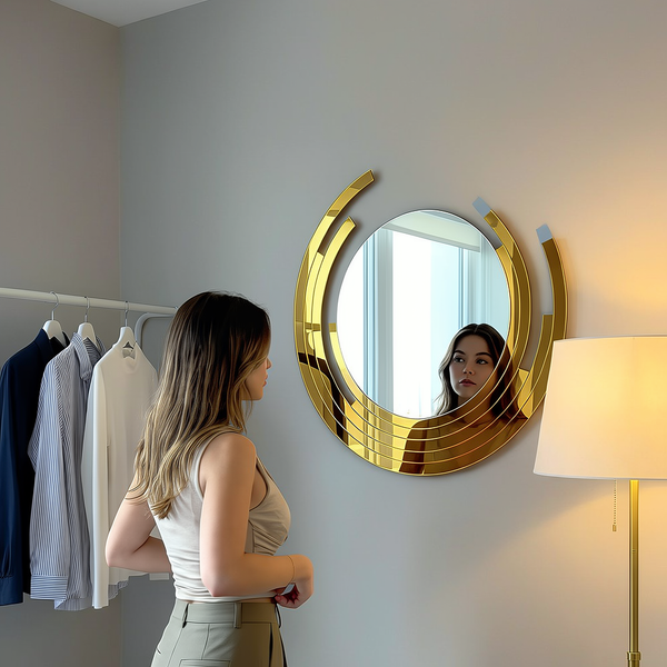 Premium Elegant Round Mirror Wall Decor