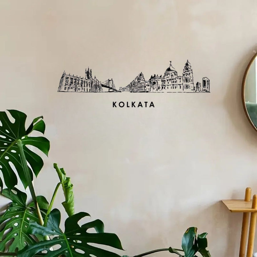 Kolkata, India – Skyline Acrylic Wall Art – Home Decal – Indian National Day