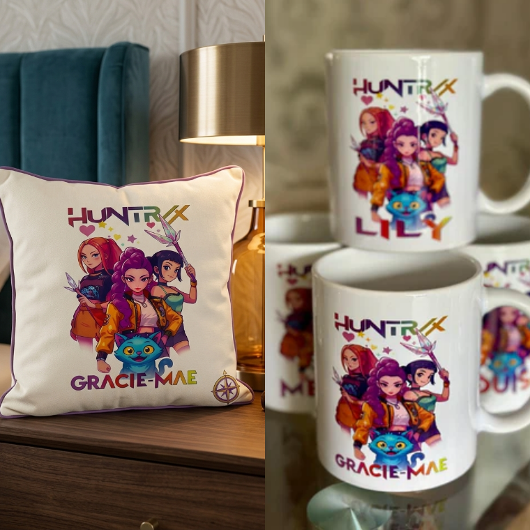 Kpop Demon Pillow + Mug Combo 8