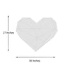 Acrylic Heart Mirror Wall Stickers