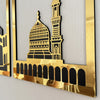 Masjid Al-Haram Islamic Wall Art Kaaba Masjid An-Nabawi Masjid Al Aqsa - Acrylic Wood Wall Art
