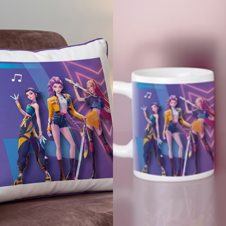 Kpop Demon Pillow + Mug Combo 9