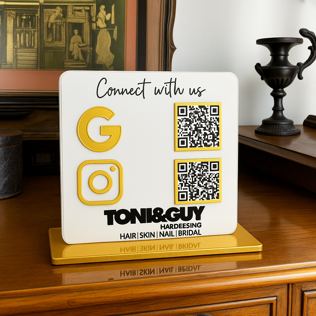 Smart NFC 2 QR Table Top Standee - Icon Edition