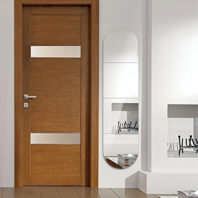 Four Pieces Square Shape Wall Acrylic Mirror