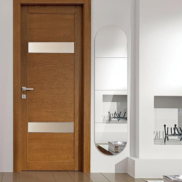 Four Pieces Square Shape Wall Acrylic Mirror