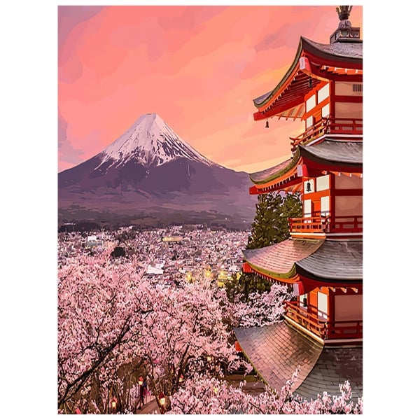 Minimalist Japan Silhouette Wall Art