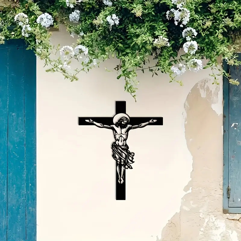 Jesus Christ and Cross – Christian Acrylic Wall Home Decal