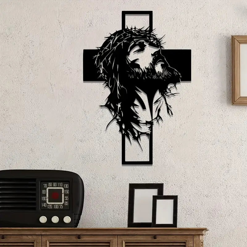 Jesus With Cross – Chrismas Wall Decor