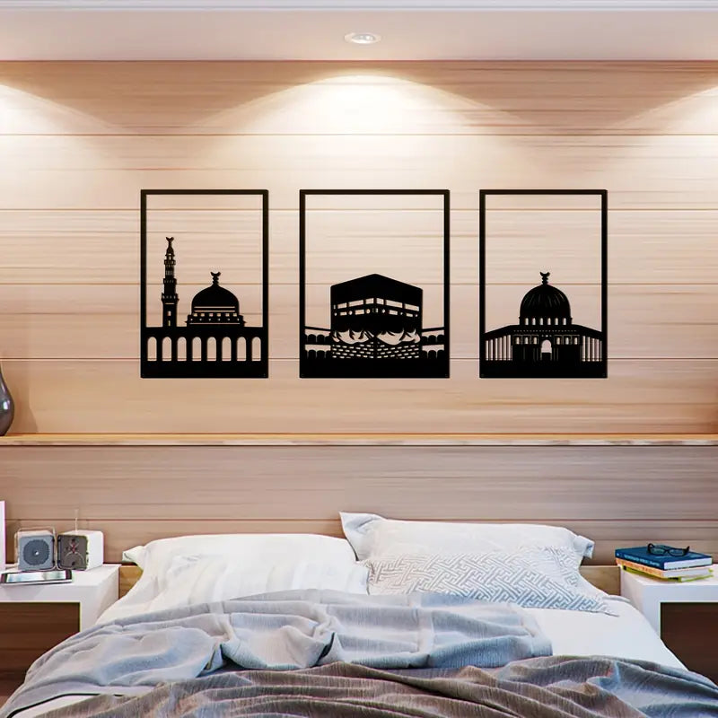 Kaaba, Masjid Nabawi & Masjid al-Aqsa – Acrylic Decor
