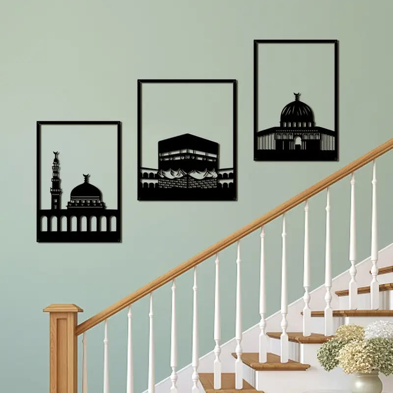 Kaaba, Masjid Nabawi & Masjid al-Aqsa – Acrylic Decor
