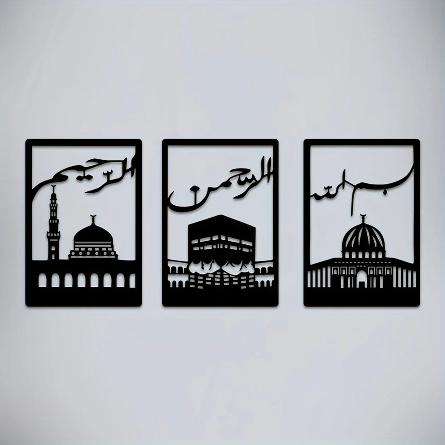 Kaaba, Masjid Nabawi & Masjid al-Aqsa
