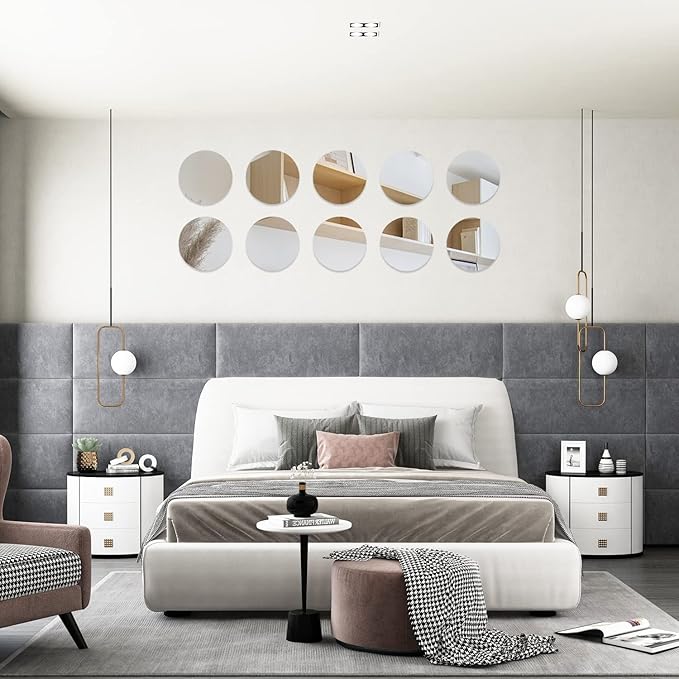Circle Acrylic Mirror – 10 pieces -Acrylic Crystal Mirror