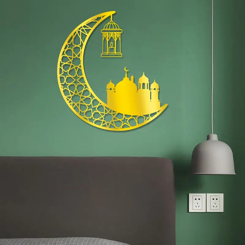Ramadan Moon, Mosque & Beautiful lights