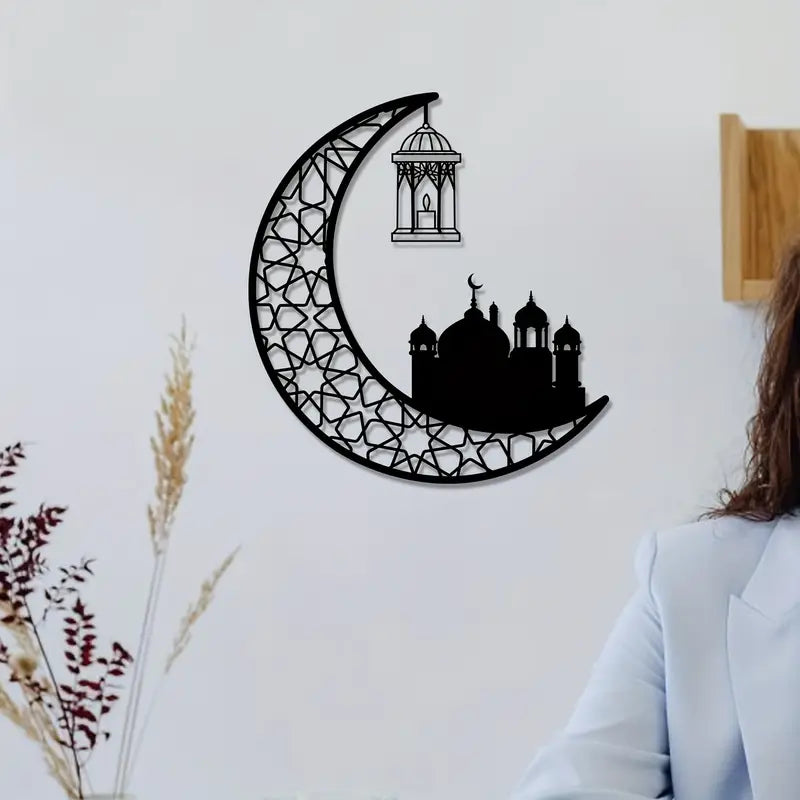 Ramadan Moon, Mosque & Beautiful lights
