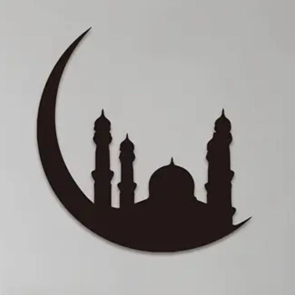 Ramadan Moon, Mosque With Minars
