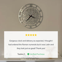 First Kalima | Premium Acrylic Wall Clock — Islamic Home Art