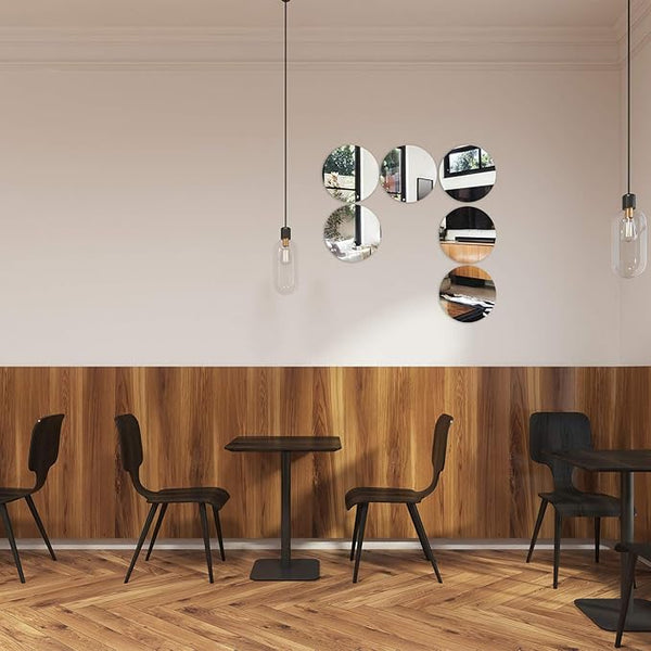 Round Acrylic Mirrors For Decoration – Modern Home Mirrors – House & Office Decal