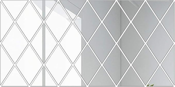 Diamond Mirror Reflective Wall Mirror – Acrylic Mirror For Home Decor