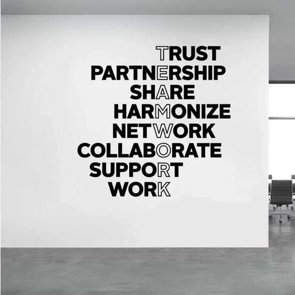 Team Work wall art