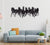 7 HORSE RUNNING METAL WALL ART