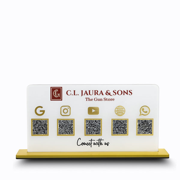 5QR Premium Standee - Landscape