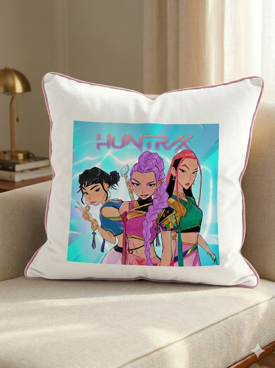 KPop Demon Decorative – Anime Gaming Room Cushion