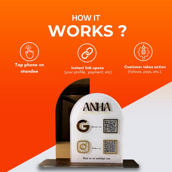 Arch Round Shaped Acrylic Standee